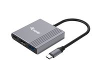 Equip 133488 USB grafische adapter 3840 x 2160 Pixels Zwart, Grijs - thumbnail