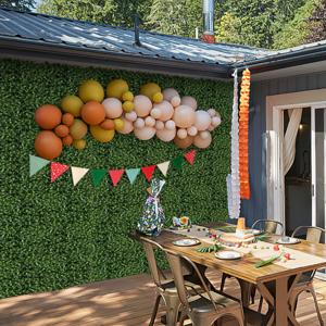 12 Kunstgras Muurpanelen 50 x 50 cm Imitatie Gardenia Topiary Struik Panelen Muur Achtergrond Privacy Haag