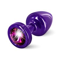 diogol - anni butt plug rond paars / roze 25 mm