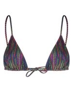 ERES Rayon triangle bikini top - Bleu - thumbnail