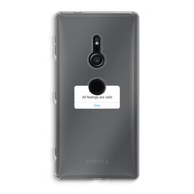 Reminder: Sony Xperia XZ2 Transparant Hoesje