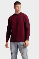 Malelions Captain 2.0 Sweater Heren Rood/Zwart - Maat XS - Kleur: RoodZwart | Soccerfanshop