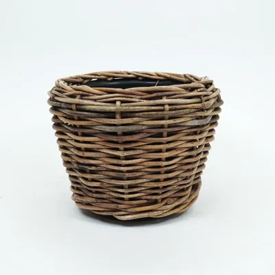 Drypot Sawah Extra Dik Rotan Bruin d68h52cm