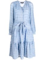 tout a coup robe à détails en dentelle - Bleu