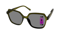 Leeszonnebril Vista Bonita Mira Progressief-Army Green-+4.00