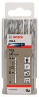 Bosch Accessoires Metaalboren HSS-G, Standard 6 x 57 x 93 mm 10st - 2608595066