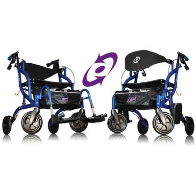Fusion rollator en rolstoel in een (7,7 kg) | Airgo