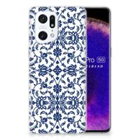 OPPO Find X5 Pro | TPU Case | Flower Blue