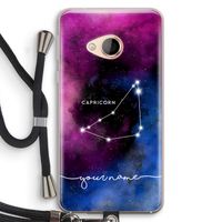 Sterrenbeeld - Donker: HTC U Play Transparant Hoesje met koord