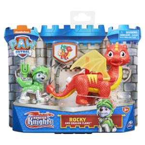 PAW Patrol Rescue Knights - Actiefigurenset met Rocky en Draak Flame