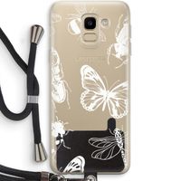 Tiny Bugs: Samsung Galaxy J6 (2018) Transparant Hoesje met koord