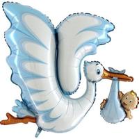 Grote Folieballon Ooienvaar Jongen (114cm)
