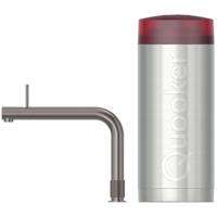 Quooker Front Keukenkraan Set - Kokend Warm- en Koud Water - Gunmetal - Inclusief COMBI Reservoir
