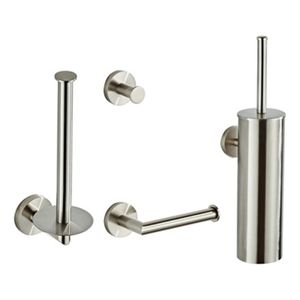 Saniclear Exclusive toilet accessoiresset 4-delig rvs