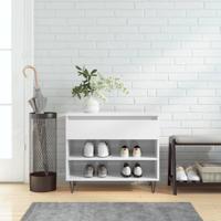 VidaXL Schoenenkast 70x36x60 cm bewerkt hout hoogglans wit