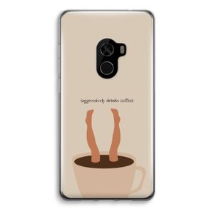 Aggressively drinks coffee: Xiaomi Mi Mix 2 Transparant Hoesje