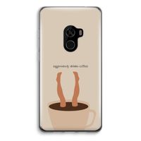 Aggressively drinks coffee: Xiaomi Mi Mix 2 Transparant Hoesje