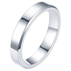 LGT Jewels smalle stalen ring Zilverkleurig 4mm-22mm