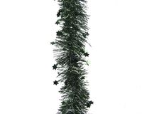 Lametta guirlande pvc d9l270 cm groen kerst - Decoris