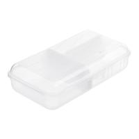 Rotho fun lunchbox met verdeelschotjes 1.7l transparant