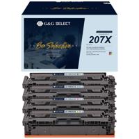 G&G Toner vervangt HP 207X Compatibel Combipack Zwart, Cyaan, Magenta, Geel W2210X(207X)/W2211X(207X)/W2213X(207X)/W2212X(207X) GS-H207X-4P - thumbnail