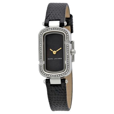 Horlogeband Marc by Marc Jacobs MJ1494 Leder Zwart 12mm
