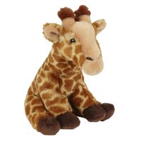 Pluche knuffel dieren Giraffe 23 cm   -