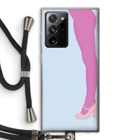 Pink panty: Samsung Galaxy Note 20 Ultra / Note 20 Ultra 5G Transparant Hoesje met koord