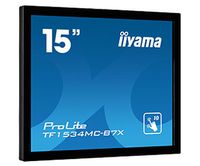 Iiyama ProLite TF1534MC-B7X LED-monitor Energielabel E (A - G) 38.1 cm (15 inch) 1024 x 768 Pixel 4:3 8 ms DisplayPort, HDMI, VGA TN LED - thumbnail