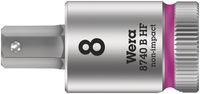 Wera 8740 B HF Binnenzeskant Zyklop Bitdop met 3/8"-aandrijving met vasthoudfunctie, 8,0 x 100,5 mm - 1 stuk(s) - 05003040001