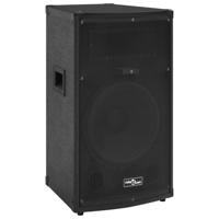 VidaXL Hifi-podiumluidspreker passief 1000 w 37x37x64 cm zwart