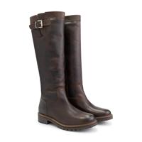 Travelin&apos; Women - zipper boot - Donkerbruin - Maat 40