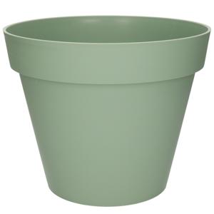 EDA Toscane Bloempot - kunststof - groen - D40 x H32 cm - binnen- en buitenshuis