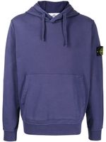 Stone Island hoodie à motif Compass - Bleu