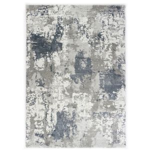 Vintage Vloerkleed - Marmer Design - Century - Grijs-Blauw-80 x 150 cm