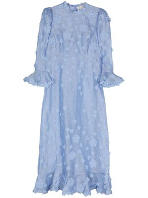 ZIMMERMANN robe mi-longue Matchmaker Lift Off - Bleu