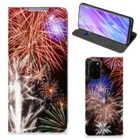 Samsung Galaxy S20 Plus Hippe | Standcase | Vuurwerk