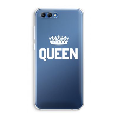 Queen zwart: Honor 10 Transparant Hoesje