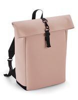 Atlantis BG335 Matte PU Roll-Top Backpack - Nude-Pink - 28 x 43 x 13 cm - thumbnail