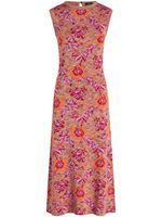 ETRO robe sans manches à fleurs en jacquard - Rose
