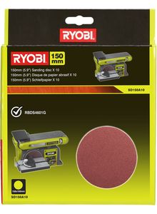 Ryobi SD150A10 | 10-delig Schuurpapier Set voor Tafelzaag compatibel met RBDS4601G - 5132003685 - 5132003685