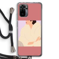Cosy: Xiaomi Redmi Note 10 Pro Transparant Hoesje met koord