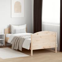Bedframe zonder matras massief grenenhout 90x190 cm