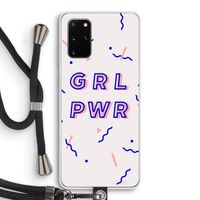 GRL PWR: Samsung Galaxy S20 Plus Transparant Hoesje met koord