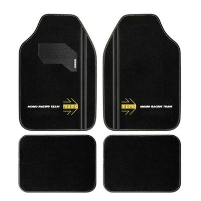 Auto vloermat MOMO MomlCM4A8BK Wit/Zwart Universeel
