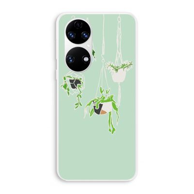 Hang In There: Huawei P50 Transparant Hoesje