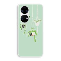 Hang In There: Huawei P50 Transparant Hoesje