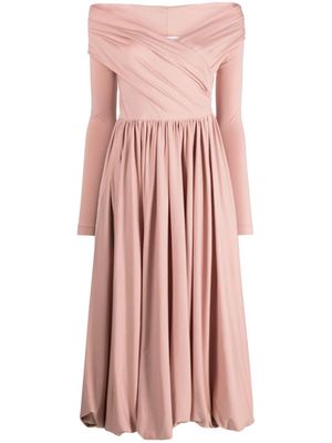 Philosophy Di Lorenzo Serafini robe mi-longue en coton - Rose