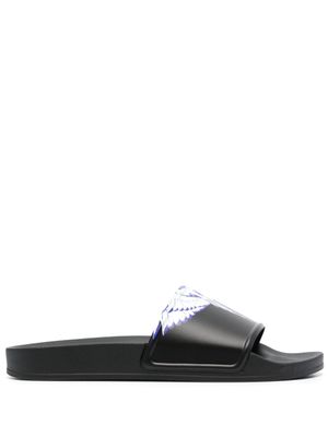 Marcelo Burlon County of Milan claquettes Icon Wings - Noir