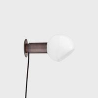 Anour Donya Sphere Wandlamp - Gebruind messing